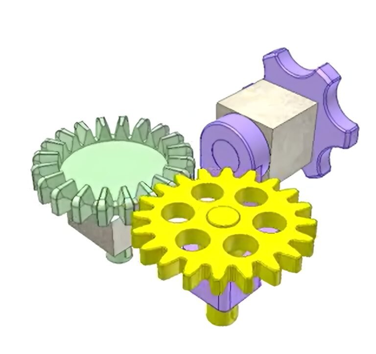 Adjustable-angle-external-gear-drive