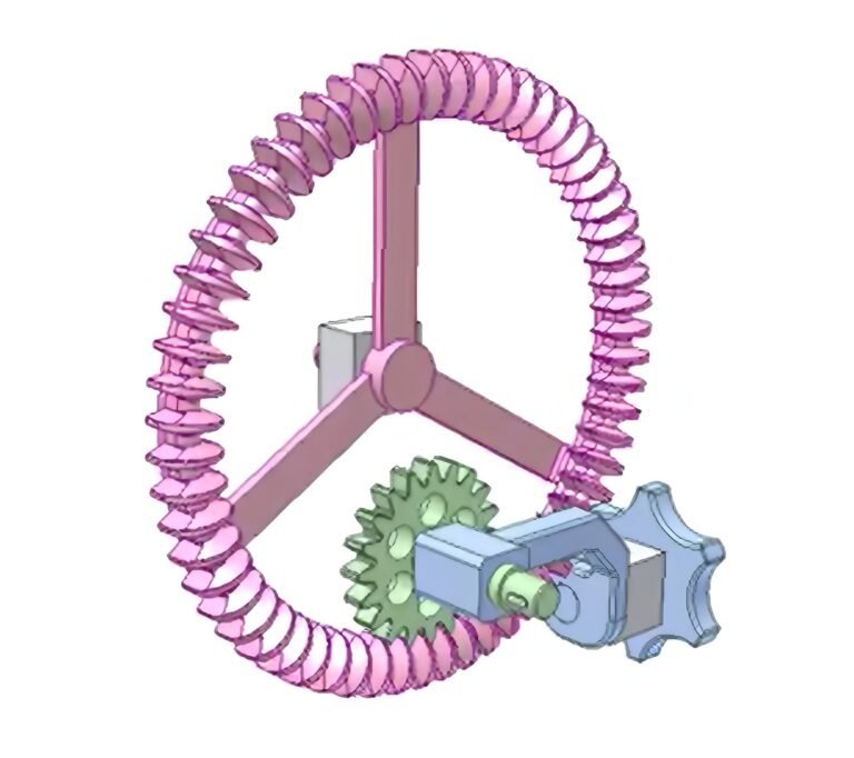 Adjustable-angle-gear-drive