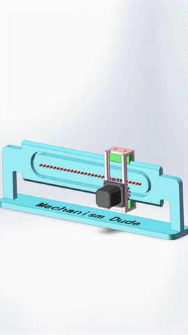 continuous gear based loop motion