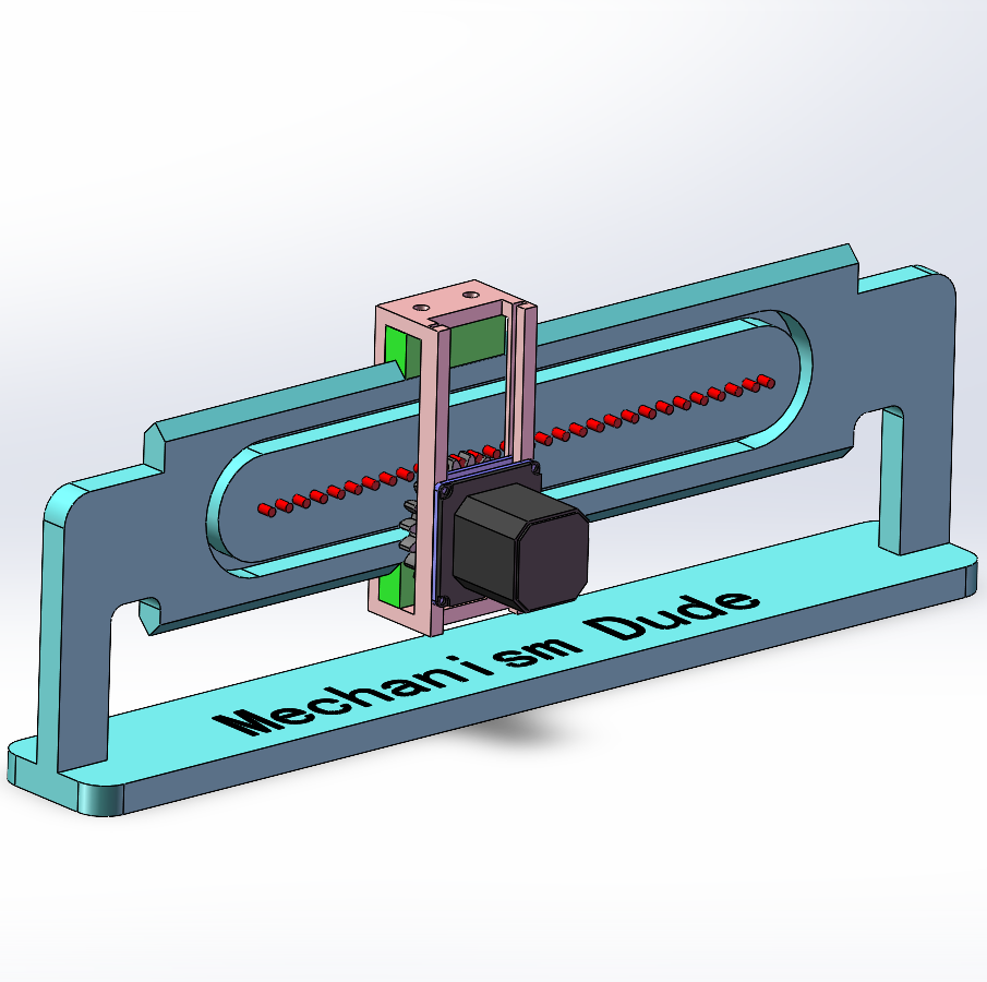 continuous gear based loop motion view 1