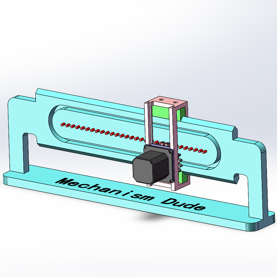 continuous gear based loop motion view 2