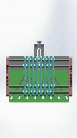 equal spacing adjustment mechanism