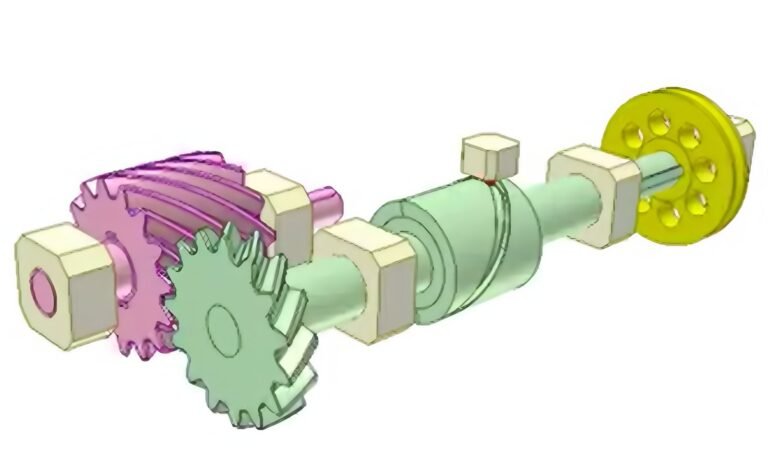 Helical-groove-cam-gear