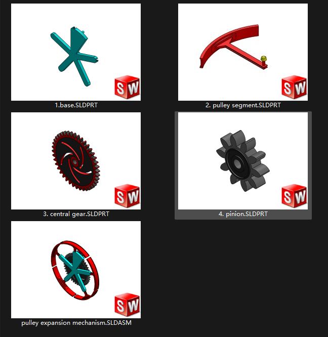 pulley expansion mechanism list