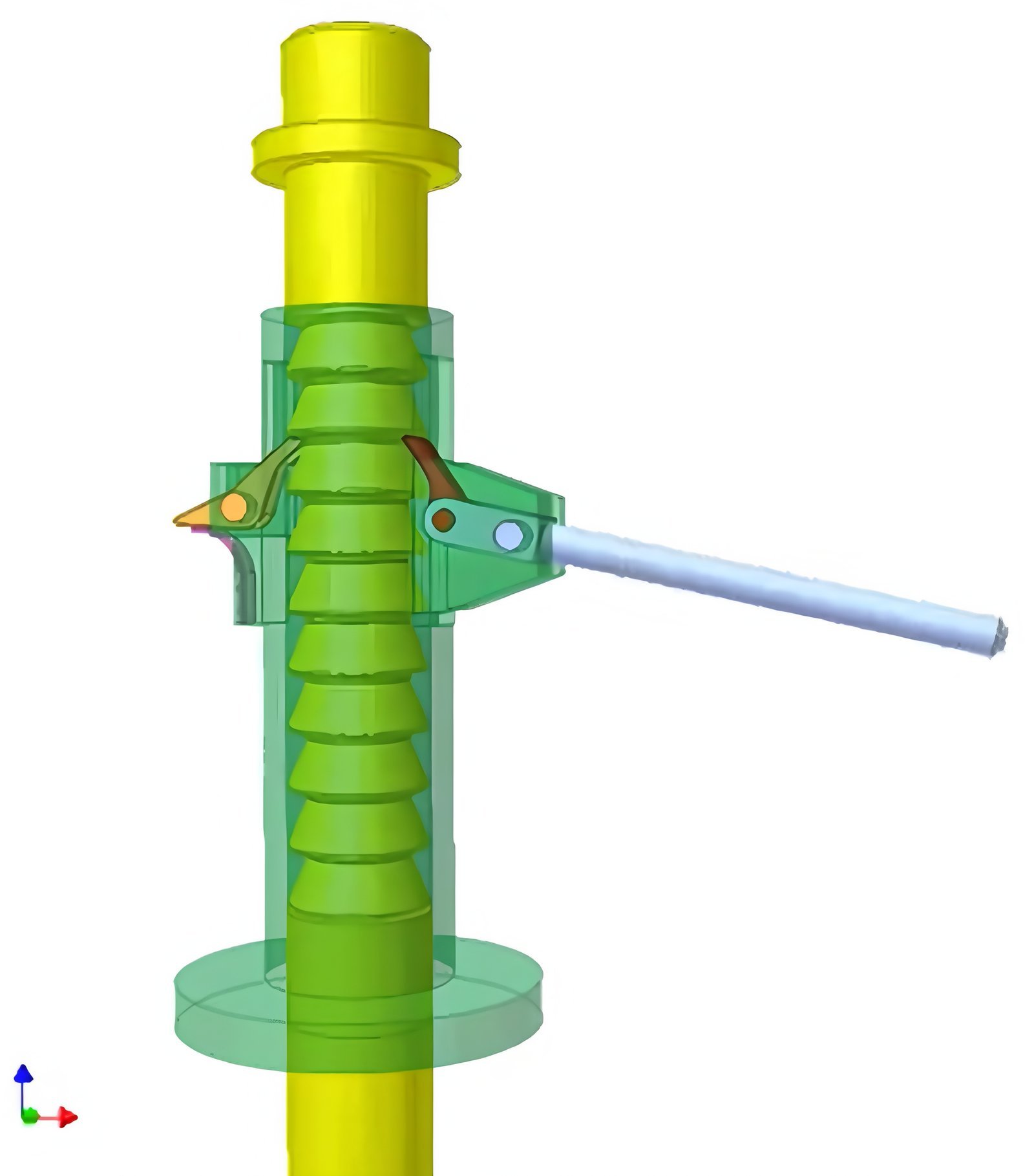 Round-rack ratchet jack - GrabMechanism.com