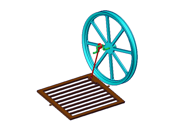 sewing machine treadle drive mechanism