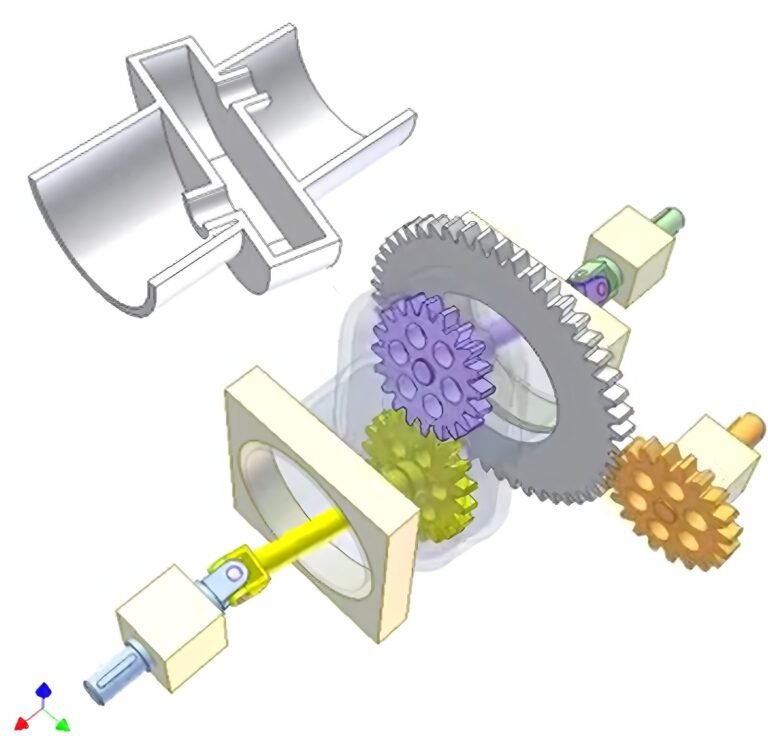 Spur-gear-differential