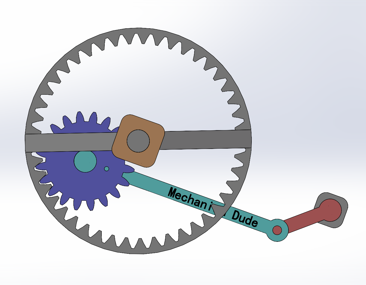 parallelogram mechanism with gears 1 top preview