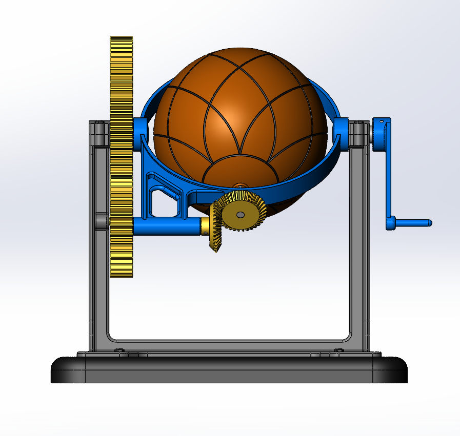 rotating globe front preview