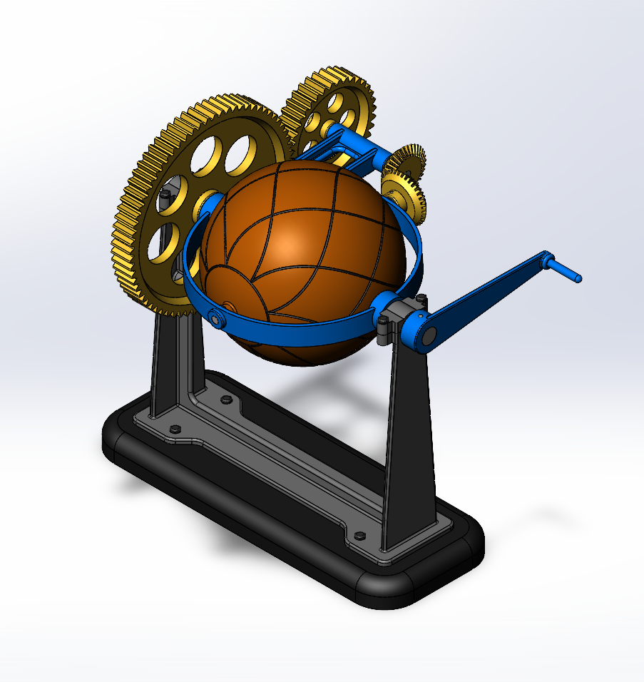 rotating globe top right preview